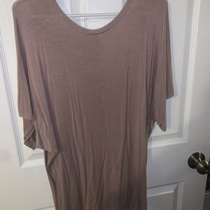 Loose Fit Tan Top